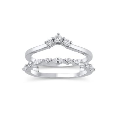 Lab Grown Diamond Ring Insert in 14K White Gold (1/2 ct. tw.)