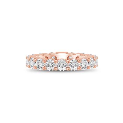 Round-Cut Sizeable Diamond Eternity Band in 14k Rose Gold (4 ct. tw.)