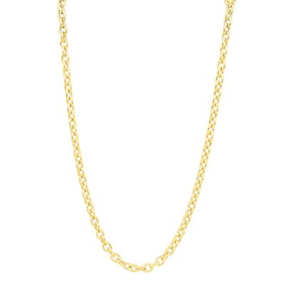 Hollow Anchor Chain in Vermeil, 4MM, 18"