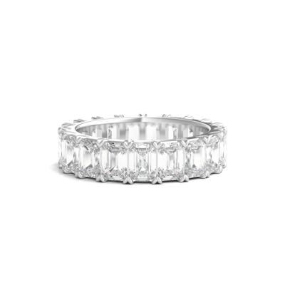 Emerald-Cut Diamond Eternity Band in 14k White Gold (7 ct. tw.)