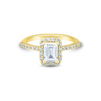 Lab Grown Diamond Engagement Ring in 14K Yellow Gold (1 1/4 ct. tw.)
