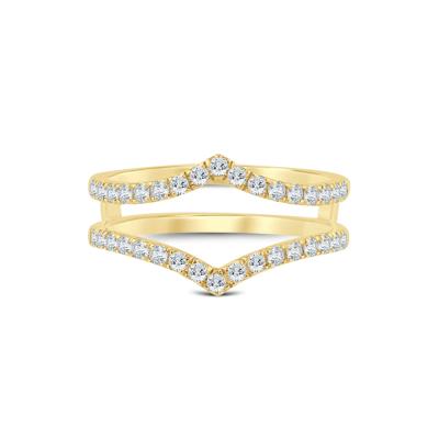 Diamond Chevron Ring Insert in 14K Yellow Gold (1/2 ct. tw.)