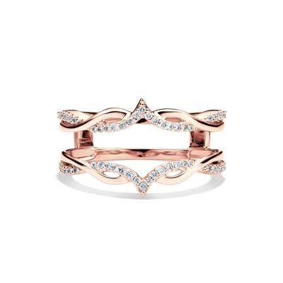 1/5 ct. tw. Diamond Ring Enhancer in 10K Rose Gold