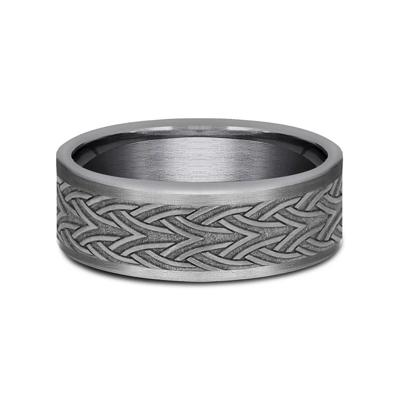 Men’s Tantalum Celtic Arrow Knot Band, 7MM