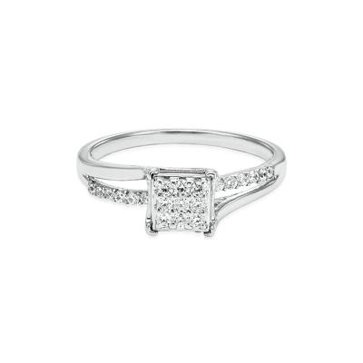 1/4 ct. tw. Diamond Ring in Sterling Silver