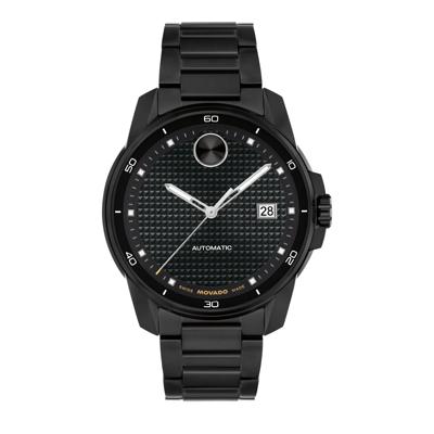 Men’s Bold Verso Watch in Black Ion-Plated Stainless Steel.