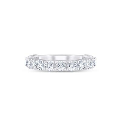 Helzberg Lab Grown Diamonds Band in 14K White Gold (2 ct. tw.)