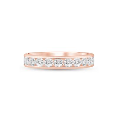 Lab Grown Diamond Channel-Set Band in 14K Rose Gold (1 ct. tw.)
