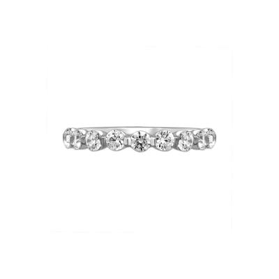 Floating Diamond Anniversary Band in 14K White Gold (1 ct. tw.)