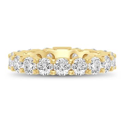 Round-Cut Sizeable Diamond Eternity Band in 14k Yellow Gold (4 ct. tw.)