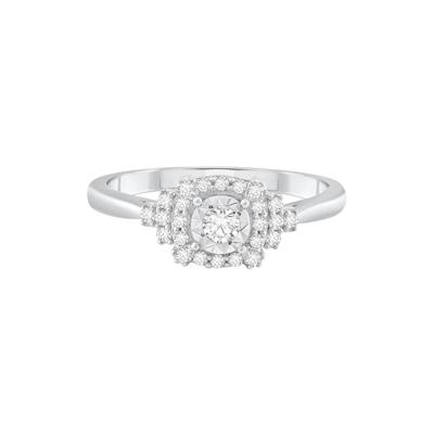 Diamond Ring in 10K White Gold (1/4 ct. tw.)