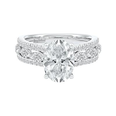 Layla Lab Grown Diamond Engagement Ring in Platinum (4 ct. tw.)