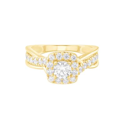 Diamond Engagement Ring in 14K Yellow Gold (3/8 ct. tw.)