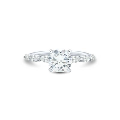Lab Grown Diamond Semi-Mount in Platinum (5/8 ct. tw.)