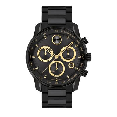 Verso Men’s Watch in Black Ion-Plated Stainless Steel, 44MM