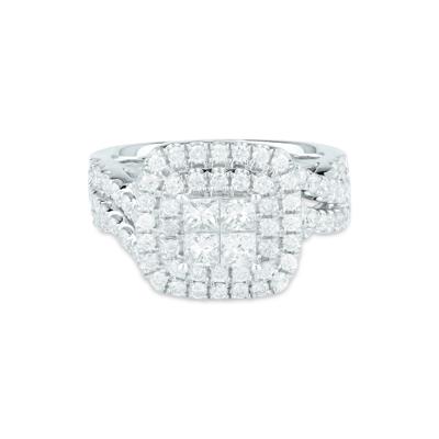 Composite Diamond Engagement Ring in 14K White Gold (1 1/2 ct. tw.)