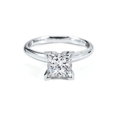 2 ct. tw. Prima Diamond Solitaire Engagement Ring in 14K White Gold