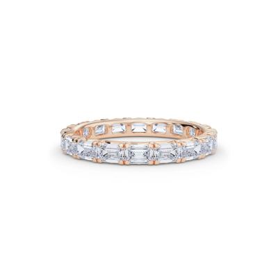 Emerald-Cut Diamond Eternity Band in 14K Rose Gold (2 1/7 ct. tw.)