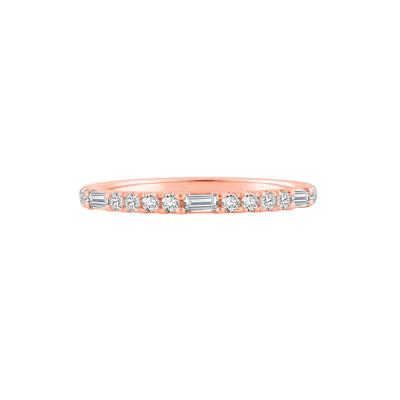 Lab Grown Diamond Stack Band in 10K Rose Gold (1/3 ct. tw.)