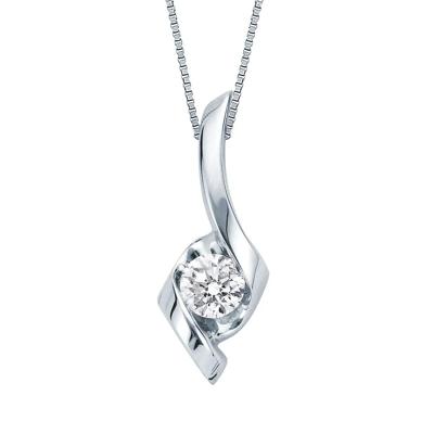 1/5 ct. tw. Diamond Pendant in 14K White Gold