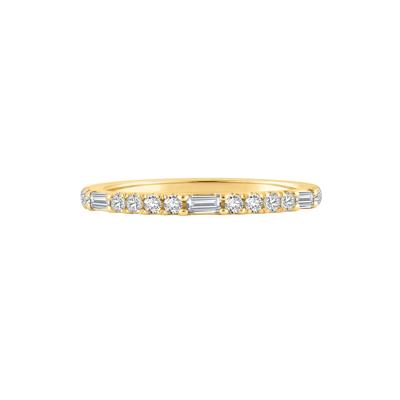Lab Grown Diamond Stack Band in 10K Yellow Gold (1/3 ct. tw.)