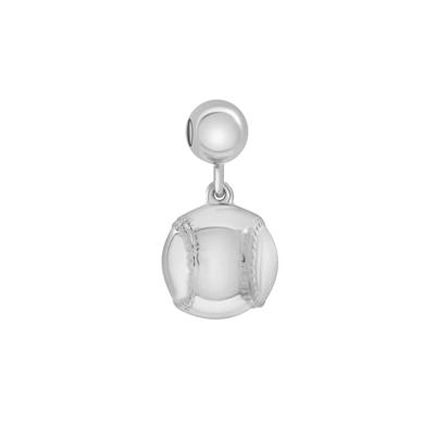 Baseball Bead Charm in Sterling Silver