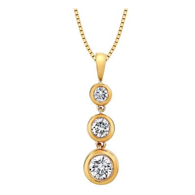 Diamond Pendant in 14K Yellow Gold (1/3 ct. tw.)