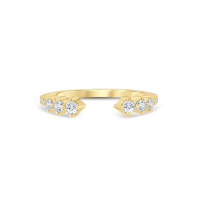 Lab Grown Diamond Open Band in 14K Yellow Gold (1/3 ct. tw.)