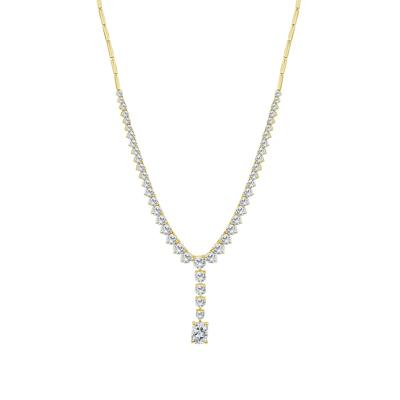 Lab Grown Diamond Lariat Necklace in 14K Yellow Gold (5 ct. tw.)