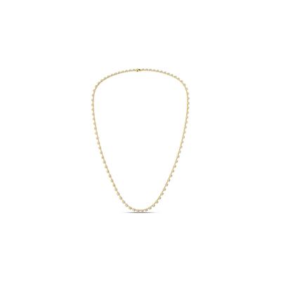 Lab Grown Diamond Tennis Necklace in 14K Yellow Gold (5 ct. tw.)