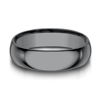 Men's Band in Tantalum, 6.5MM