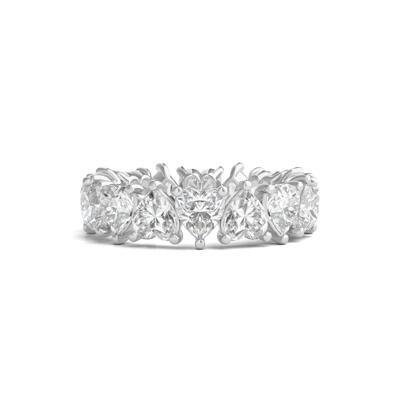 Heart-Shaped Lab Grown Diamond True Eternity Band in Platinum (5 ct. tw.)
