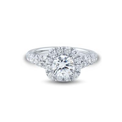 1 ct. tw. Lab Grown Diamond Semi-Mount Engagement Ring in 14K White Gold (Setting Only)