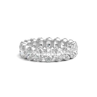 Oval-Cut Diamond Eternity Band in Platinum (6 ct. tw.)