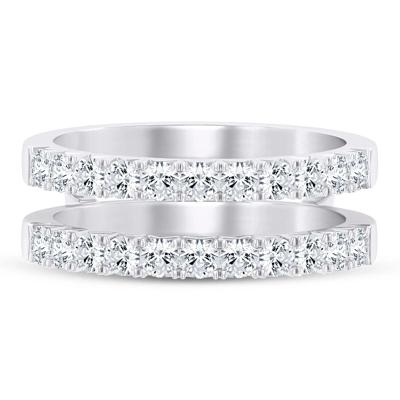 Lab Grown Diamond French Pavé Ring Enhancer in Platinum (1 ct. tw.)