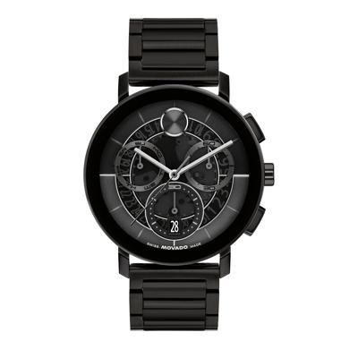 Men's Evolution Watch in Black Ion-Plated Stainless Steel, 42MM