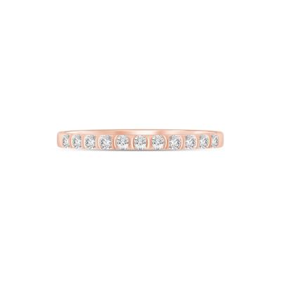 Diamond Band in 10K Rose Gold (1/7 ct. tw.)