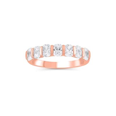 Lab Grown Diamond Radiant-Cut Anniversary Band in 14K Rose Gold (1 3/8 ct. tw.)