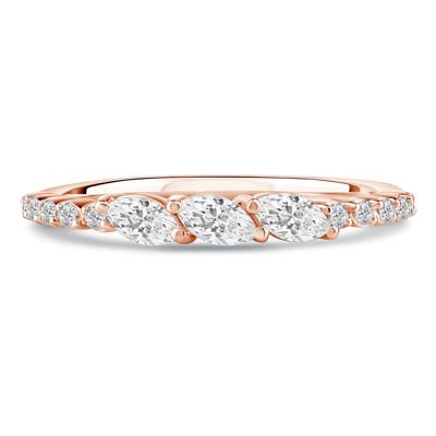 Lab Grown Diamond Band in 10K Rose Gold (3/8 ct. tw.)