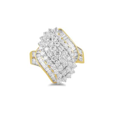 Lab Grown Diamond Ring in 10K Yellow Gold (2 ct. tw.)