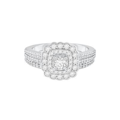 Diamond Engagement Ring Set in 14K White Gold (1 ct. tw.)