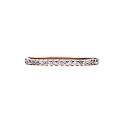 Lab Grown Diamond Anniversary Band in 10k Rose Gold (1/7 ct. tw.)