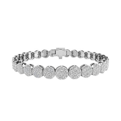 Lab Grown Diamond Bracelet in 10K White Gold (5 ct. tw.)