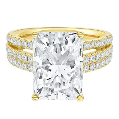 Lab Grown Diamond Engagement Ring in 14K Yellow Gold (5 1/2 ct. tw.)