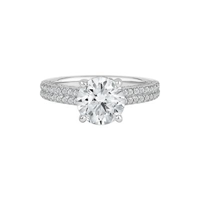 Morgan Lab Grown Diamond Engagement Ring in 14K White Gold (2 7/8 ct. tw.)