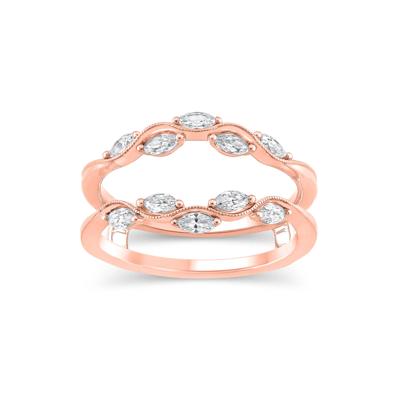 Lab Grown Diamond Insert in 14K Rose Gold (1/2 ct. tw.)