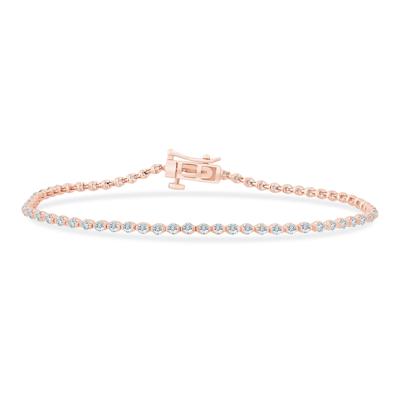 Lab Grown Diamond Tennis Bracelet in 14K Rose Gold (2 ct. tw.)