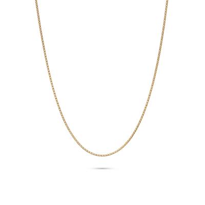 Adjustable Popcorn Chain in 14K Yellow Gold, 22"