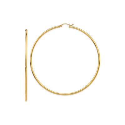 Hoop Earrings in 14K Yellow Gold