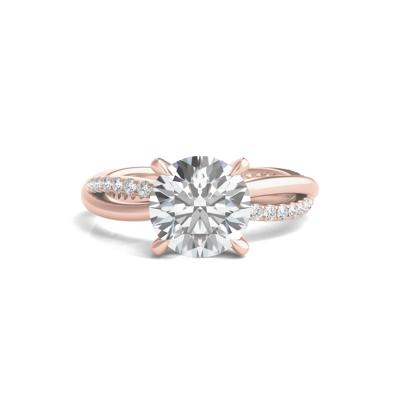 Lab Grown Diamond Engagement Ring in 14K Rose Gold (2 1/3 ct. tw.)